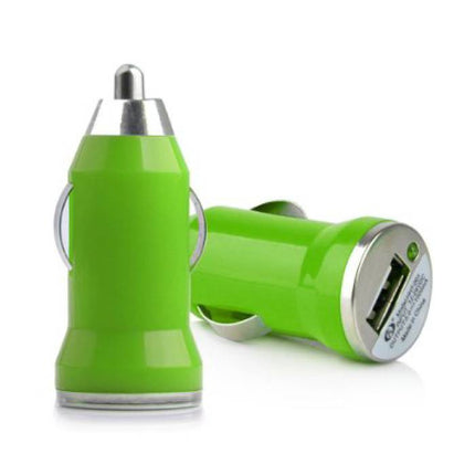 iPhone/iPad/iPod AAA+ Autolader 5V - 1A USB - Snel opladen - Groen