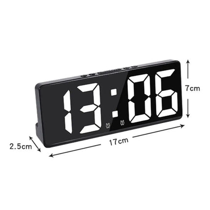 Alarm Klok Nachtlampje - LED Snooze Wekker Backlight Temperatuur - Oranje - Copy