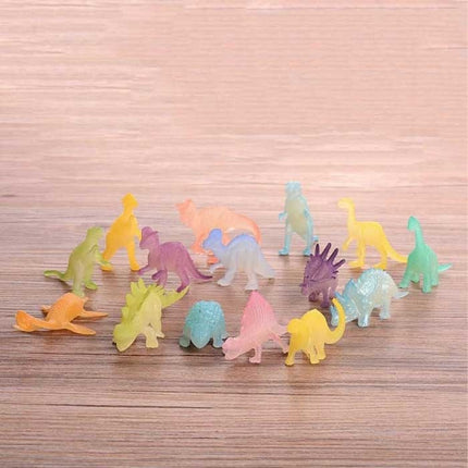 Glow in the Dark Dinosaurus Speelset 16 stuks -  Lichtgevende Dino Speelgoed Figuren voor Kinderen