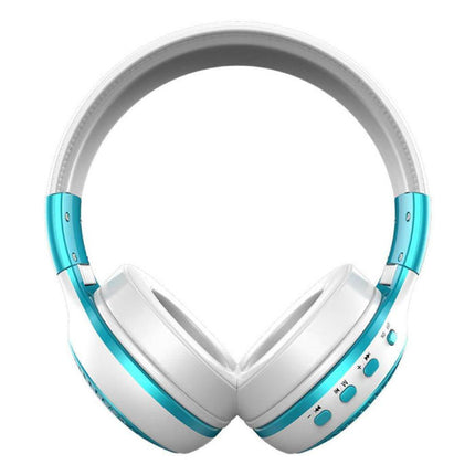 B19 Draadloze Koptelefoon met LED Display en FM Radio - Bluetooth 5.0 Wireless Headphones Stereo Studio Blauw