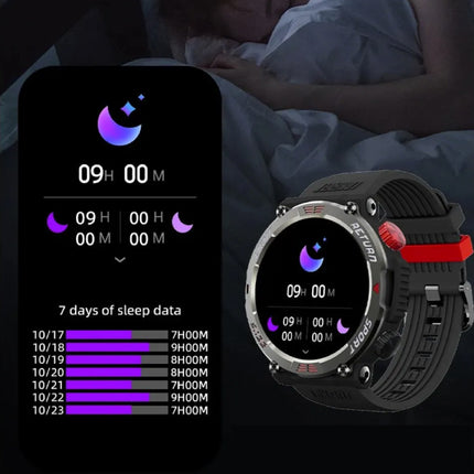 Zeus 5 Pro Smartwatch - Slaapmonitor Hartslag Zuurstof Sport Activity Tracker Waterdicht Groen