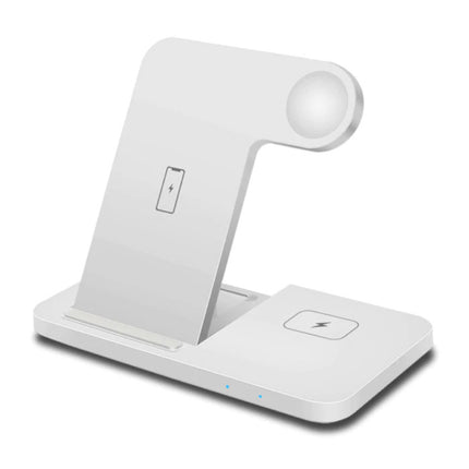 3 in 1 Oplaadstation voor Apple iPhone / iWatch / AirPods -  Charging Dock 15W Wireless Pad Wit