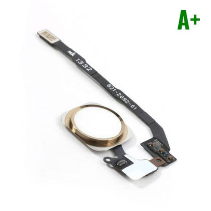 Voor Apple iPhone 5S - A+ Home Button Assembly met Flex Cable Goud