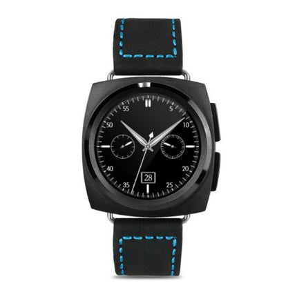 Originele A11 Smartwatch Smartphone Fitness Sport Activity Tracker Horloge OLED Android iOS iPhone Samsung Huawei Zwart Leer