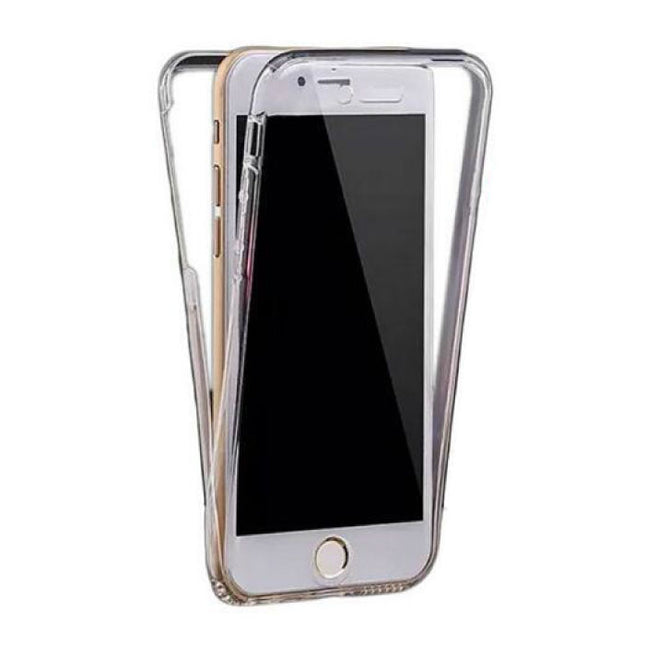 iPhone 6S Full Body 360° Transparant TPU Silicone Hoesje + PET Screenprotector