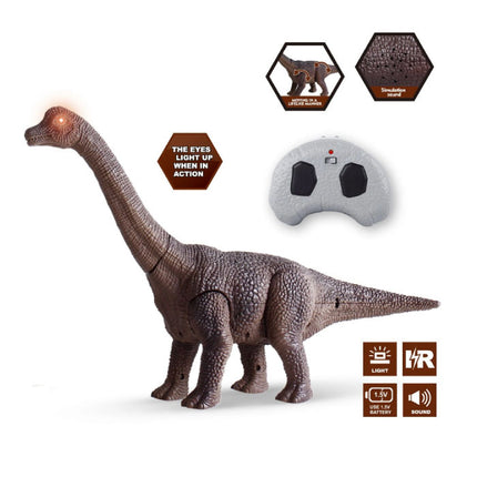 RC Dinosaurus (Brachiosaurus) met Afstandsbediening - Bestuurbaar Speelgoed Dino Robot
