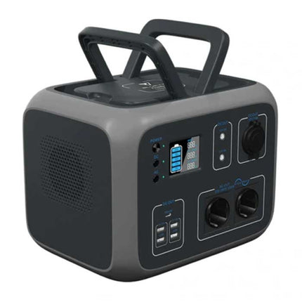 500Wh/300W Oplaadstation - AC/DC Generator Solar Batterij Oplader Blauw