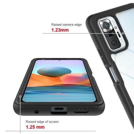 Xiaomi Redmi Note 11 Bumper Hoesje met Frame - Anti-Shock Case Cover Zwart