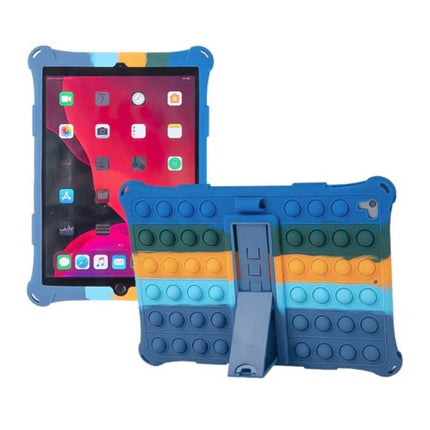 Pop It Hoesje voor iPad Air 4 met Kickstand - Bubble Cover Case Regenboog - Copy