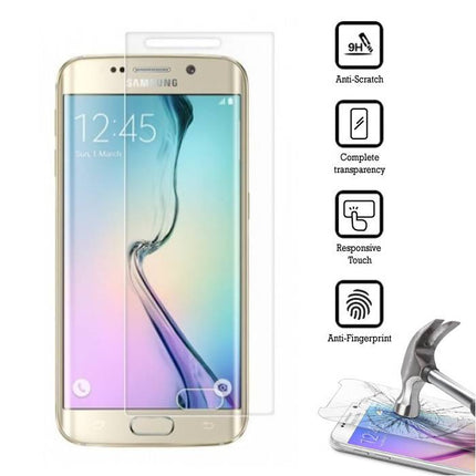 Samsung Galaxy S7 Edge Screen Protector Tempered Glass Film Gehard Glas Glazen Extra Small