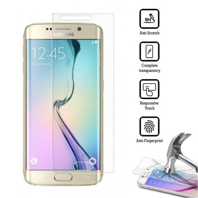 Samsung Galaxy S7 Edge Screen Protector Tempered Glass Film Gehard Glas Glazen Extra Small