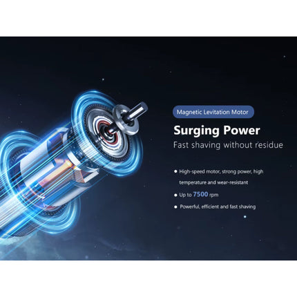 Scheerapparaat met LED Display - Elektrsiche Tondeuse Baard Trimmer Draadloos Scheermachine - Zilver