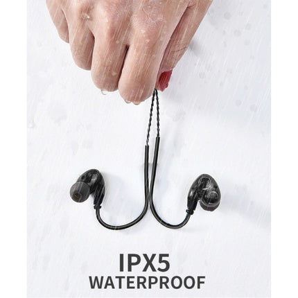 X9 Bluetooth 5.0  Oortjes met Nekband Oortelefoon iOS/Android Earphones Ecouteur Clear Sound Zwart 