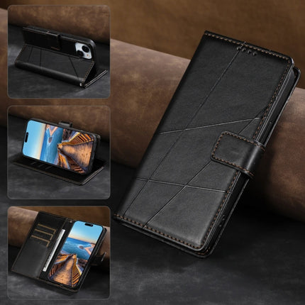 Samsung Galaxy M14 (5G) Flip Case Portefeuille - Wallet Cover Leer Hoesje - Zwart