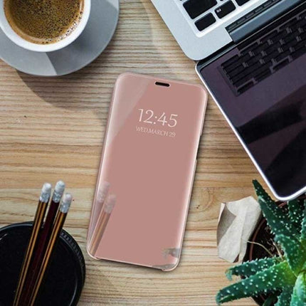 Oppo Realme 6 Pro Smart Spiegel Flip Case Cover Hoesje Roze