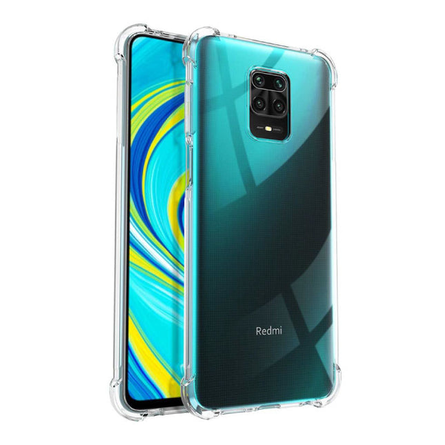 Xiaomi Redmi Note 9S Transparant Bumper Hoesje - Clear Case Cover Silicone TPU Anti-Shock 