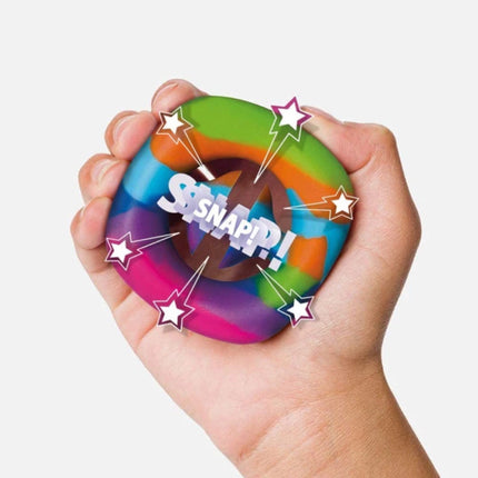 Pop It Snapper - Fidget Anti Stress Speelgoed Bubble Toy Siliconen Zwart