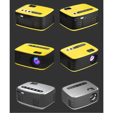 T20 LED Projector - Mini Beamer Home Media Speler Geel