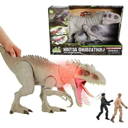 Dinosaurus (Indominus Rex) - Elektrisch Bewegend Speelgoed Dino Robot - Wit