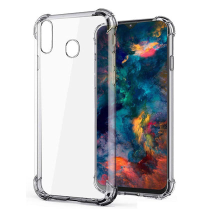 Samsung Galaxy A40 Transparant Bumper Hoesje - Clear Case Cover Silicone TPU Anti-Shock