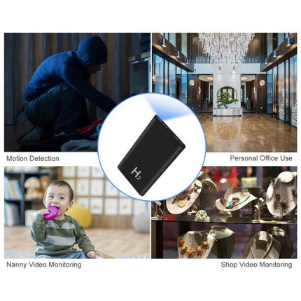 Power Bank Mini Security Camera 5000mAh - HD Camcorder Motion Detection Zwart