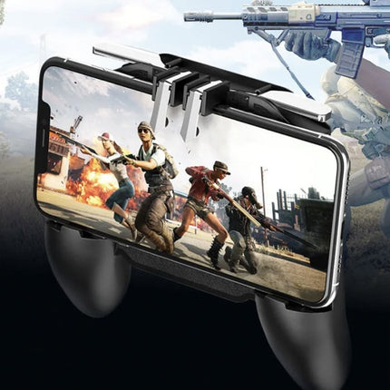 K20 Mobiele Gaming Controller voor PUBG - Koelventilator - Trigger Key & Grip Gamepad - Zwart