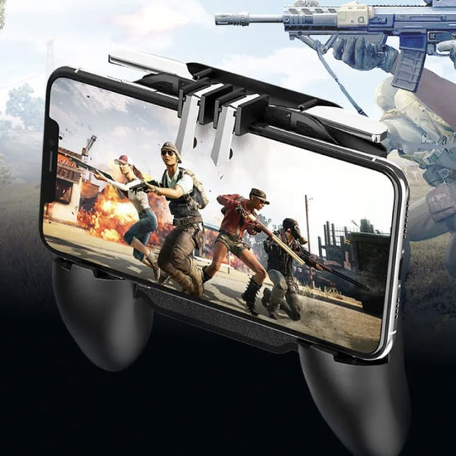 K20 Mobiele Gaming Controller voor PUBG - Koelventilator - Trigger Key & Grip Gamepad - Zwart