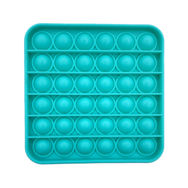Pop It - Fidget Anti Stress Speelgoed Bubble Toy Siliconen Vierkant Groen