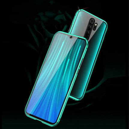 Xiaomi Mi A3 Lite Magnetisch 360° Hoesje met Tempered Glass - Full Body Cover Hoesje + Screenprotector Zwart