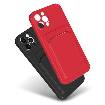 iPhone SE (2020) Kaarthouder Hoesje - Wallet Card Slot Cover Roze