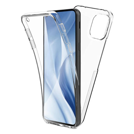 360° Hoesje voor Xiaomi Poco X5 - Transparant TPU Full Body Silicone Case + PET Screenprotector