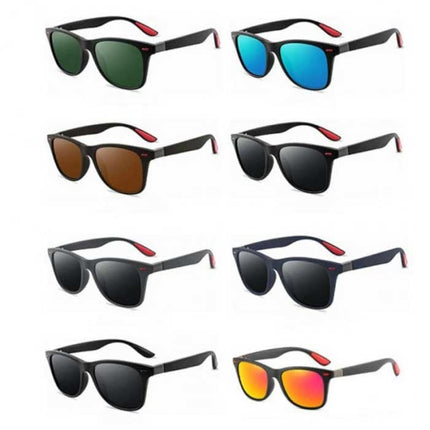 Gepolariseerde Klassieke Zonnebril - Unisex Driving Shades Bril Reizen UV400 Eyewear Grijs-blauw