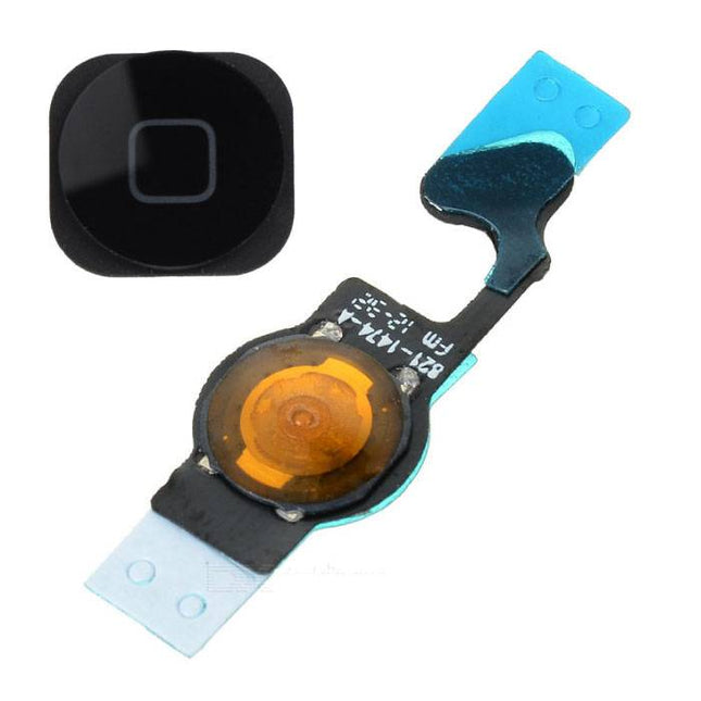 Voor Apple iPhone 5 - AAA+ Home Button Assembly met Flex Cable Zwart