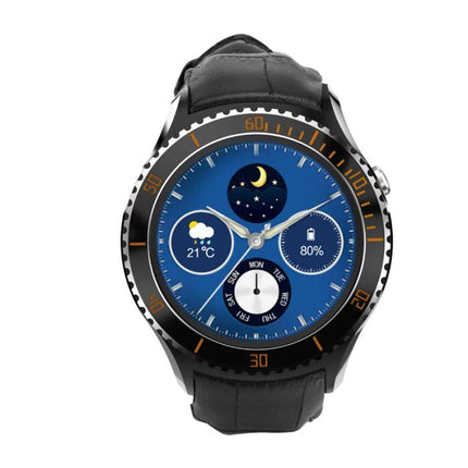 Originele I2 Smartwatch Smartphone Fitness Sport Activity Tracker Horloge OLED Android iOS iPhone Samsung Huawei Zwart