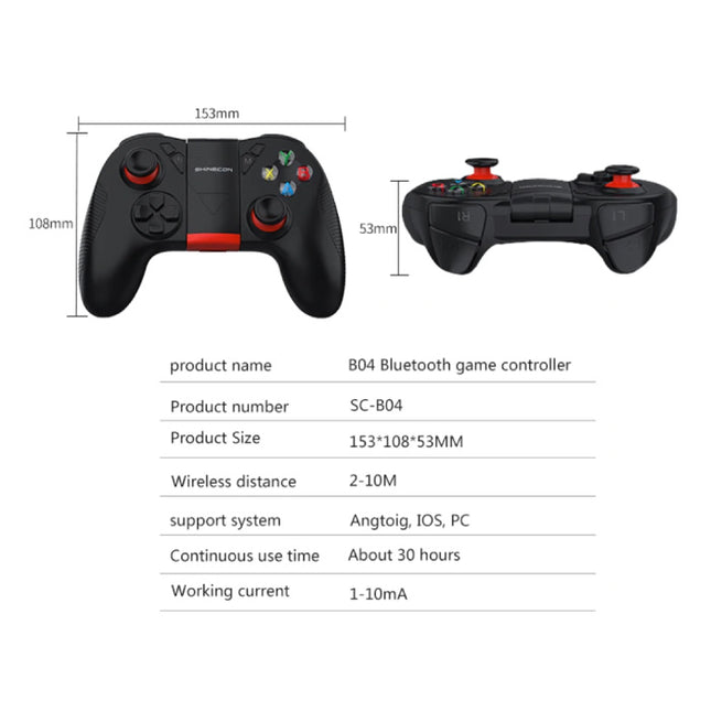 9.0 Virtual Reality 3D Bril 120° Met Controller