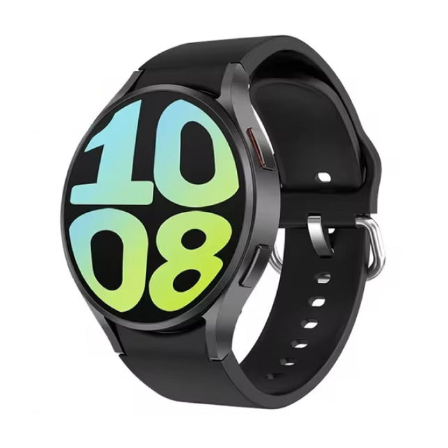 Universe Watch 6 Smartwatch - Silicoon Bandje - 1,40" Display - Hartslag Zuurstof Sport Tracker Horloge - Zwart