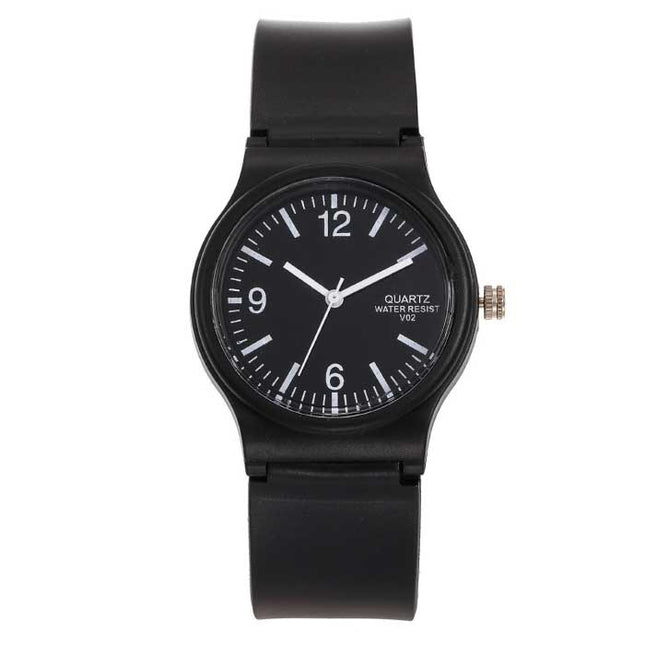 Candy Jelly Horloge Dames - Waterdicht Siliconen Kwarts Polshorloge Paars