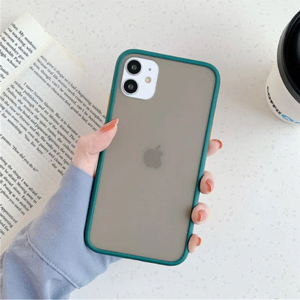 iPhone XS Max Bumper Hoesje Case Cover Silicone TPU Anti-Shock Groen