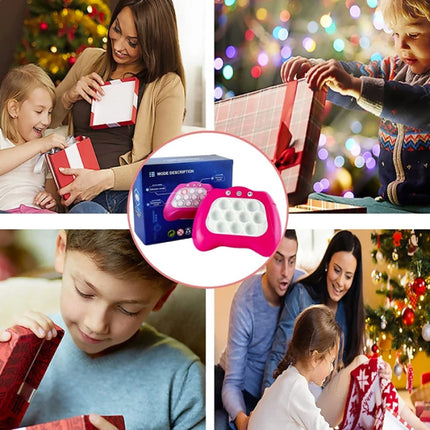 Pop It Spel Console - Fidget Toy Controller - Quick Push Anti Stress Motoriek Speelgoed Roze