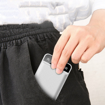 Dual 2x USB Poort Mini Powerbank 50.000mAh - LED Display Externe Noodaccu Batterij Oplader Charger Roze