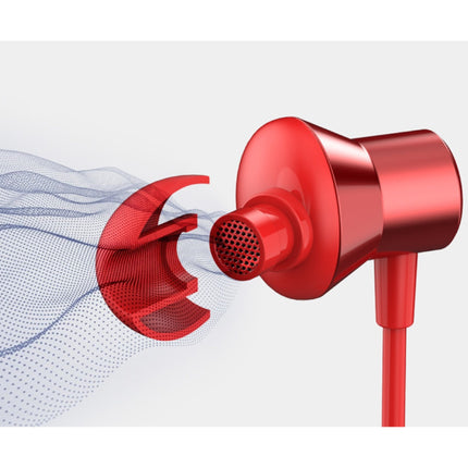 H130 Oordopjes met Opbergtasje - Microfoon en Controls - 3.5mm AUX Oortjes Volumebeheer Wired Earphones Oortelefoon Zwart