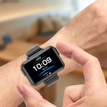 T91 Smartwatch Breed Display met Draadloze Oortjes - 1.4 Inch Scherm - Smartband Fitness Tracker Sport Activity Horloge iOS Android Zilver