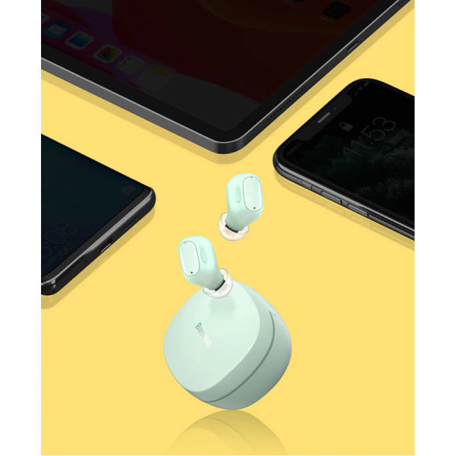 Encok WM01 Draadloze Oortjes - Touch Control Oordopjes TWS Bluetooth 5.0 Earphones Earbuds Oortelefoon Groen