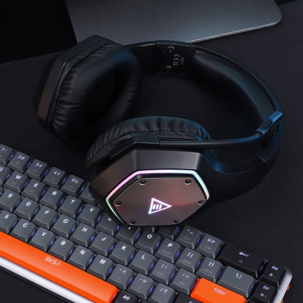 E1000 WT Draadloze Gaming Headset - Koptelefoon met Microfoon Bluetooth 7.1 Surround Zwart 