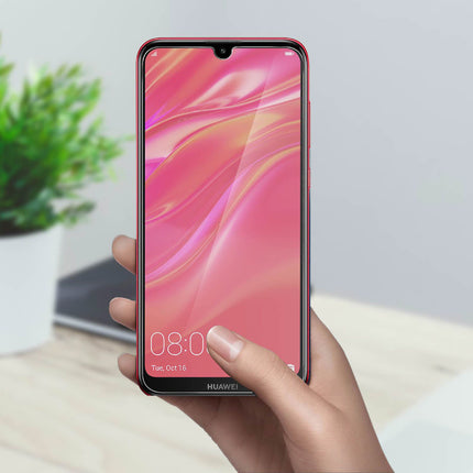 3-Pack Screen Protector Huawei Y7 2019 Foil Folie PET Vouwbare Beschermfolie Film