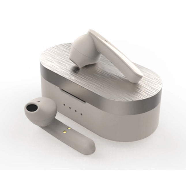 T12 Draadloze Oortjes - Smart Touch Control TWS Oordopjes Bluetooth 5.0  Wireless Buds Oortelefoon Beige