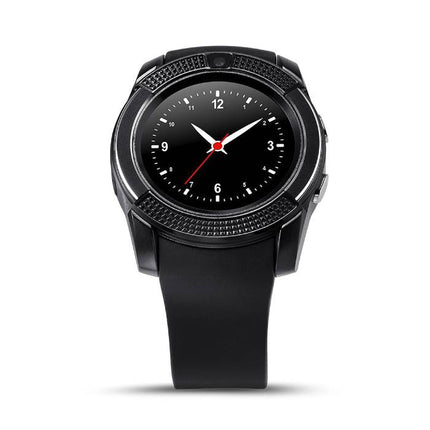 Originele V8 Smartwatch HD Smartphone Fitness Sport Activity Tracker Horloge OLED iOS Android iPhone Samsung Huawei Zwart