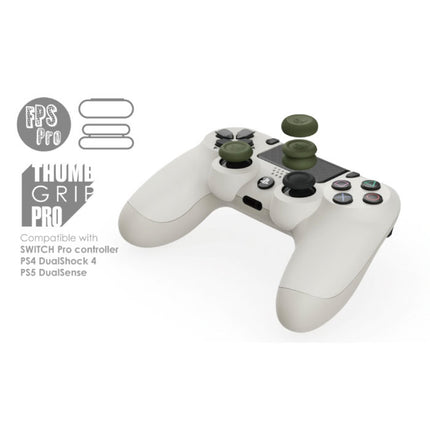 6 Thumb Grips voor PlayStation 4 en 5 - Antislip Controller Caps PS4/PS5 - Khaki