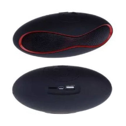 Mini X6 Rugby Wireless Draadloze Stereo Speaker Luidspreker Box Bluetooth 3.0 Zwart