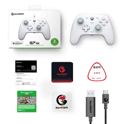 G7 SE Gaming Controller voor Xbox - Gamepad Bedraad met Vibratie - Xbox Series X/S, Xbox One - Zwart